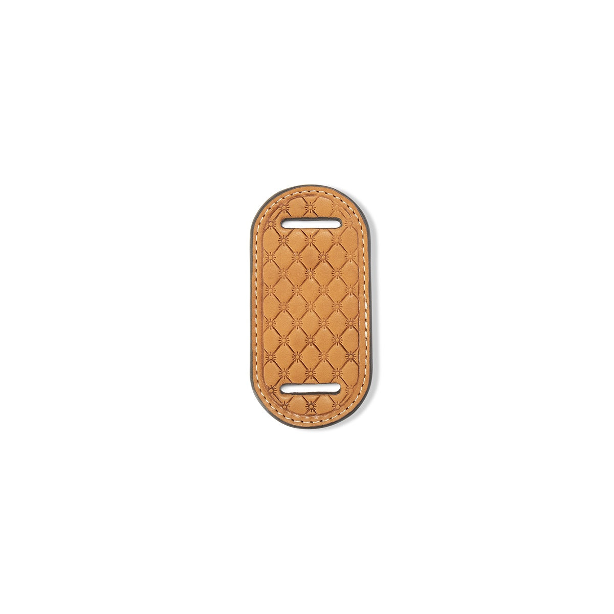 M&F - SCARF SLIDER DIAMOND EMBOSSED TAN - A0800008