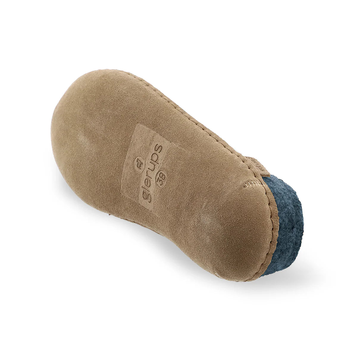 GLERUPS - SLIP-ON WITH LEATHER SOLE - DENIM