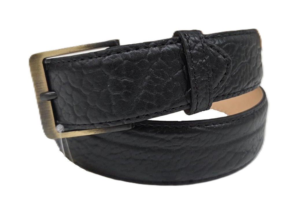 HONDO - BLACK LEATHER BULLHIDE BELT - B1000