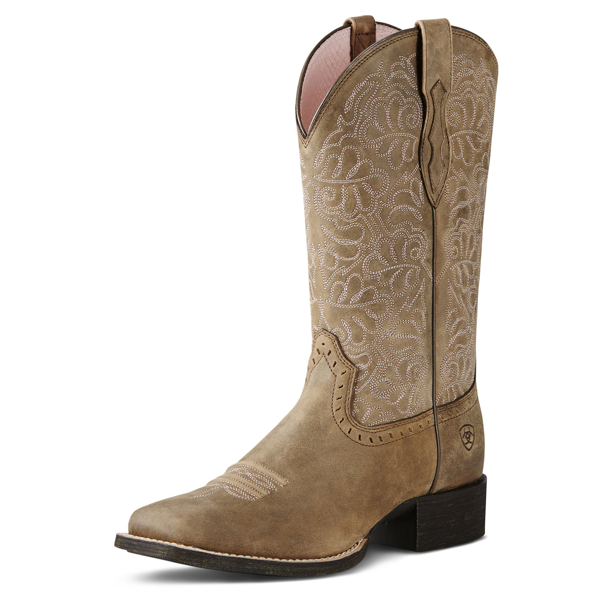 ARIAT - WOMEN'S ROUND UP REMUDA WIDE SQUARE TOE WESTERN BOOT
