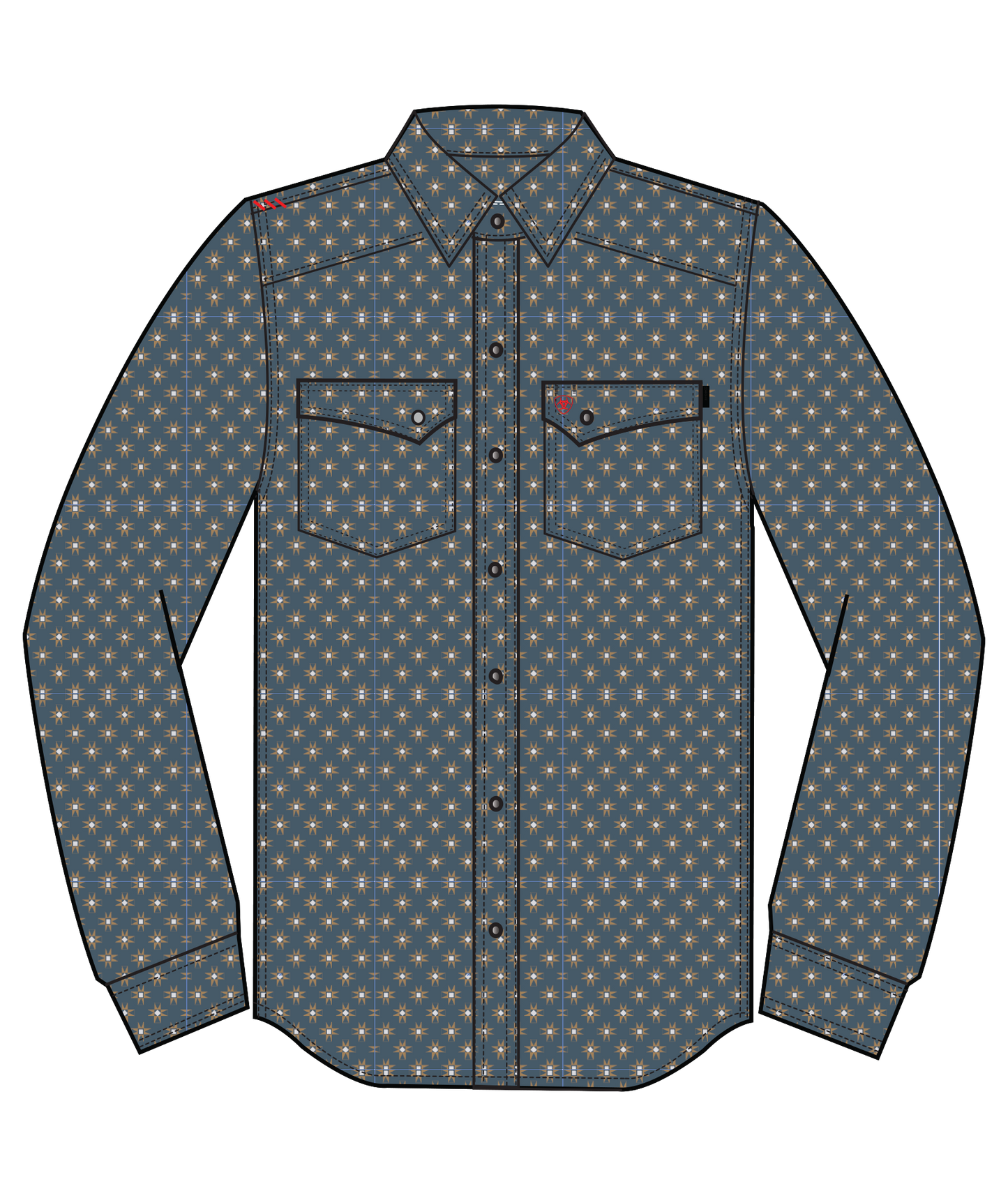 ARIAT FR - FR SCORCESE SNAP WORK SHIRT - 10062740