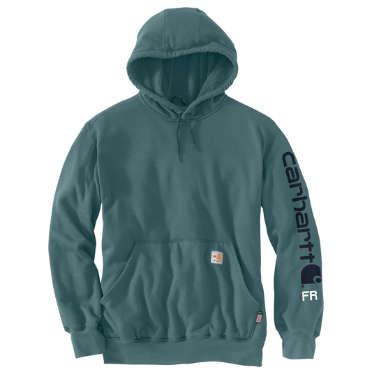 CARHARTT FR - FLAME RESISTANT FORCE LOOSE FIT MIDWEIGHT LOGO SLEEVE GRAPHIC SWEATSHIRT - 104505