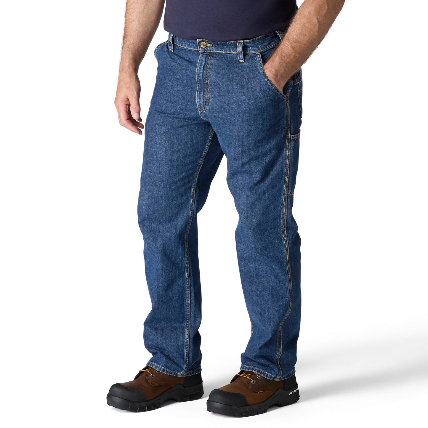 CARHARTT FR - FR LOOSE STRAIGHT DENIM DUNGAREE - 107229