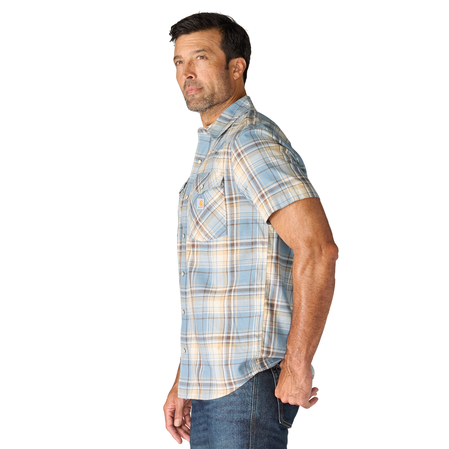 CARHARTT - MONTANA BOZEMAN RELAXED SS PLAID SHIRT - 107284