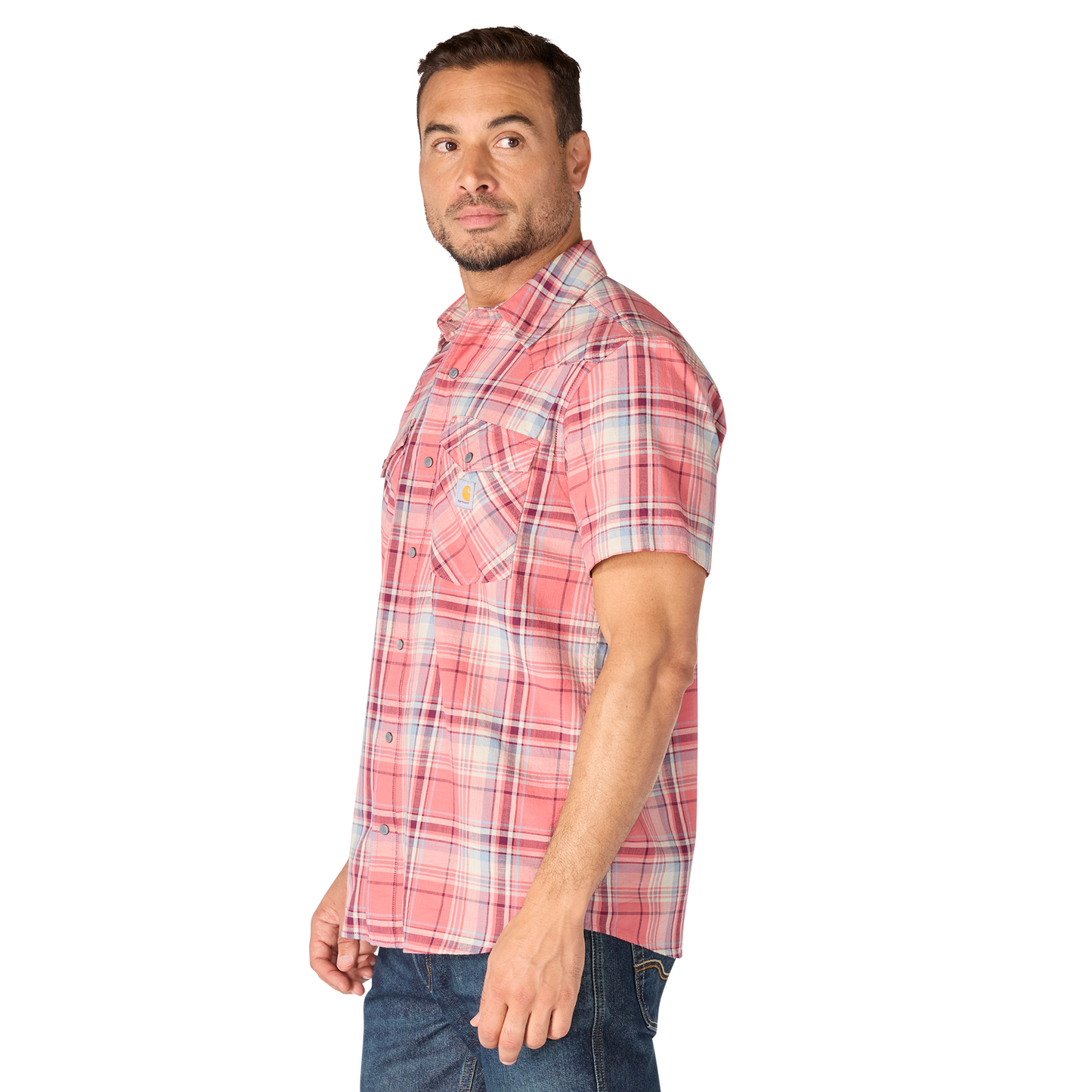 CARHARTT - MONTANA BOZEMAN RELAXED SS PLAID SHIRT - 107284