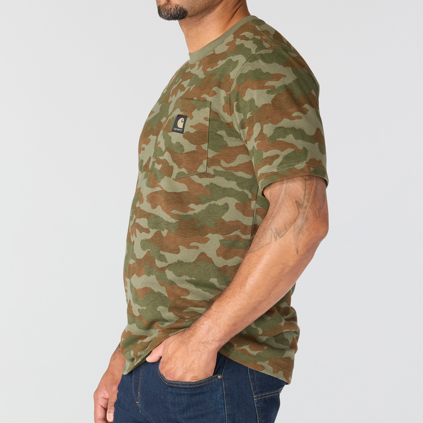 CARHARTT - IRVINE RELAXED CAMO T-SHIRT - 107298