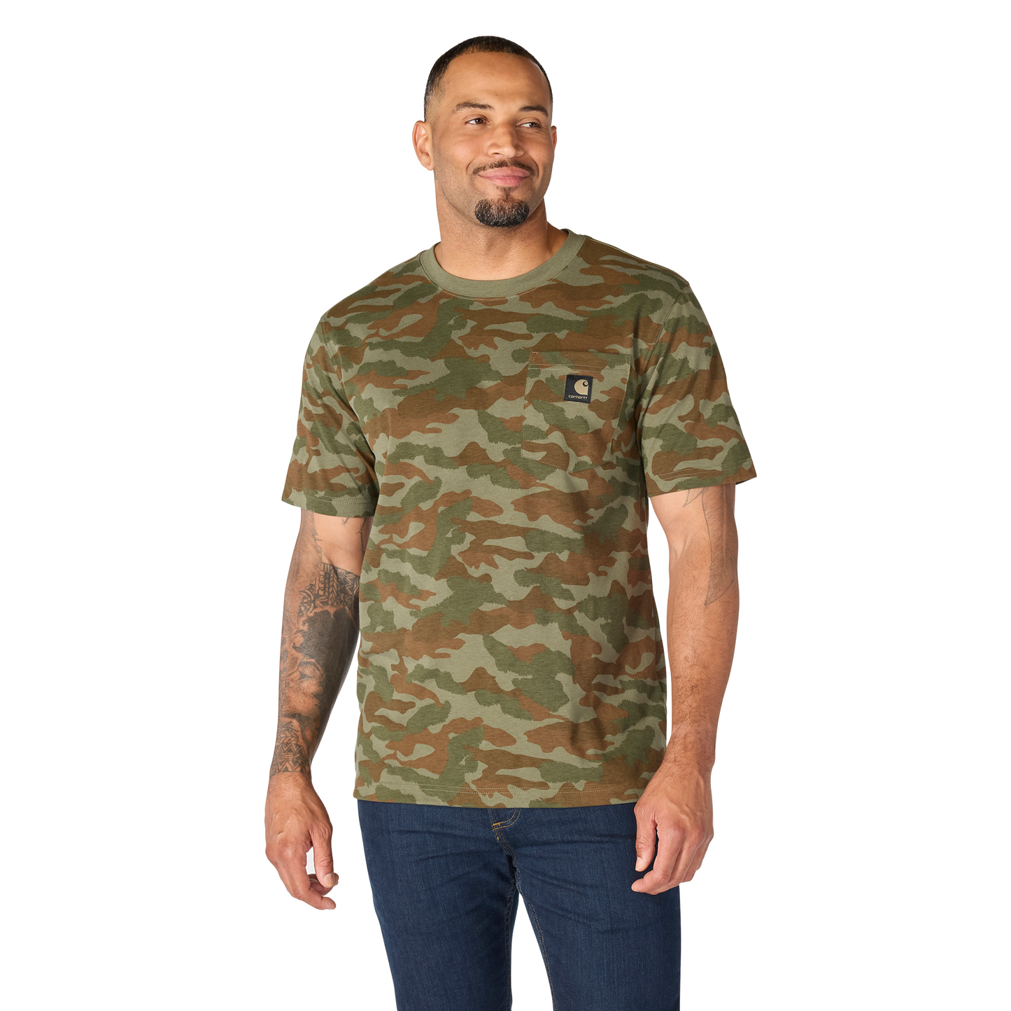 CARHARTT - IRVINE RELAXED CAMO T-SHIRT - 107298