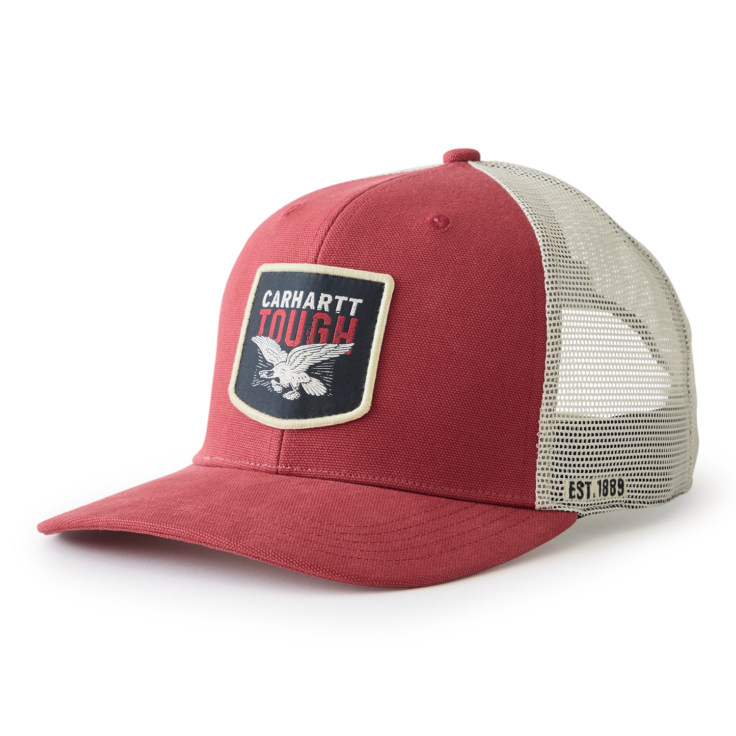 CARHARTT - WASHED DUCK FLAT BRIM EAGLE GRAPHIC CAP - 107347
