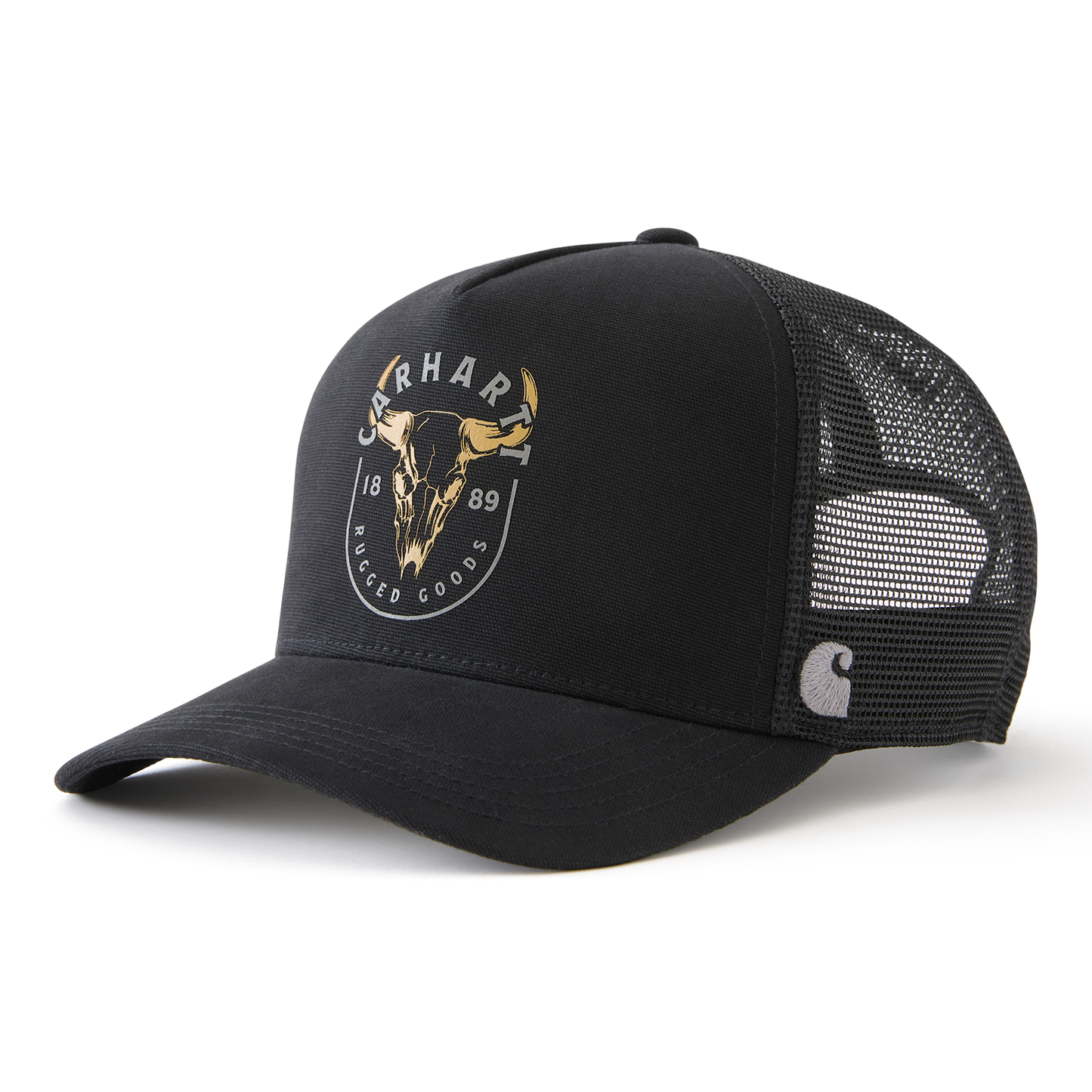 CARHARTT - CANVAS MESH-BACK SKULL GRAPHIC CAP - 107474