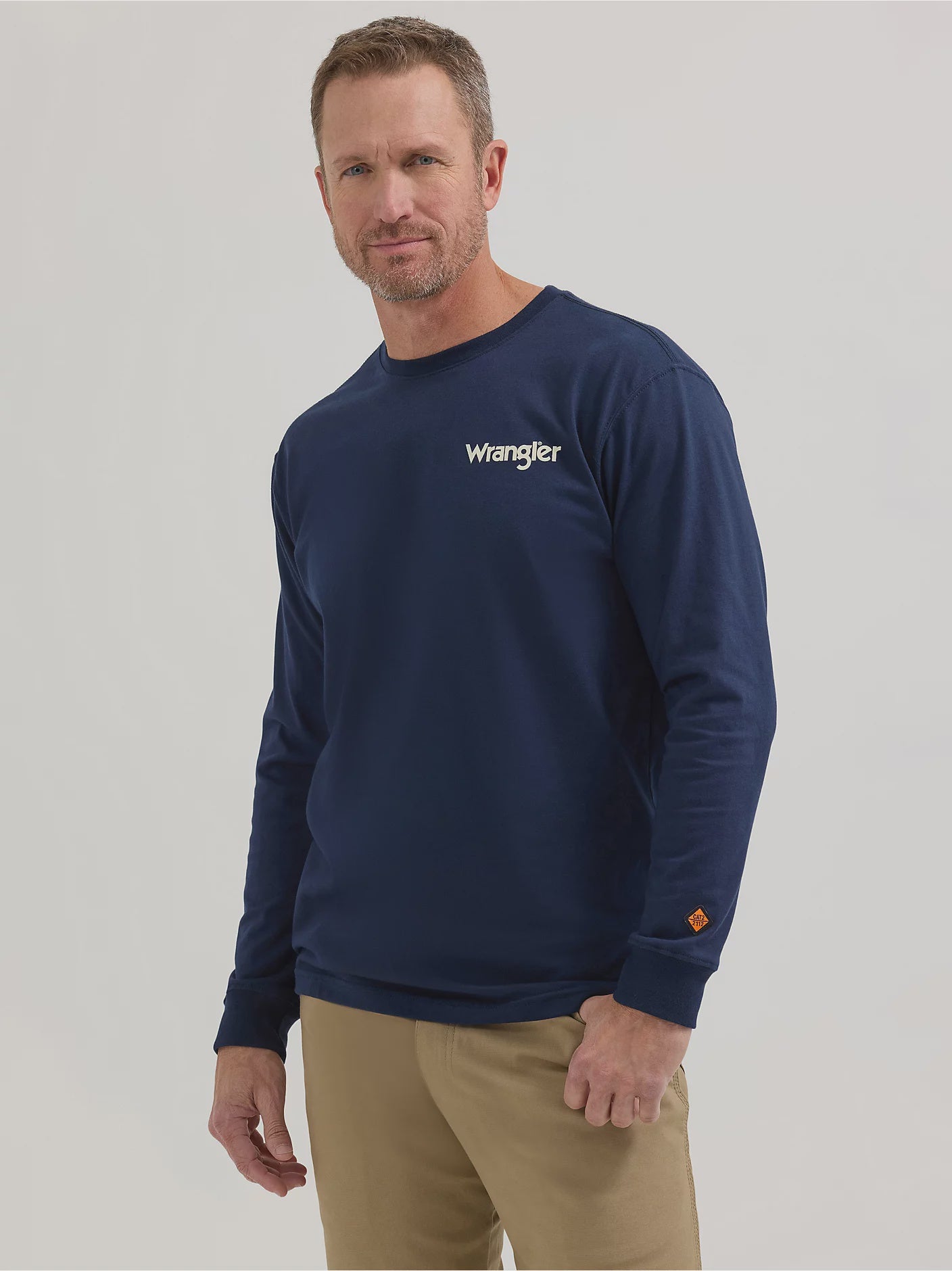 WRANGLER FR - FLAME RESISTANT LONG-SLEEVE BACK GRAPHICT-SHIRT - 112350147