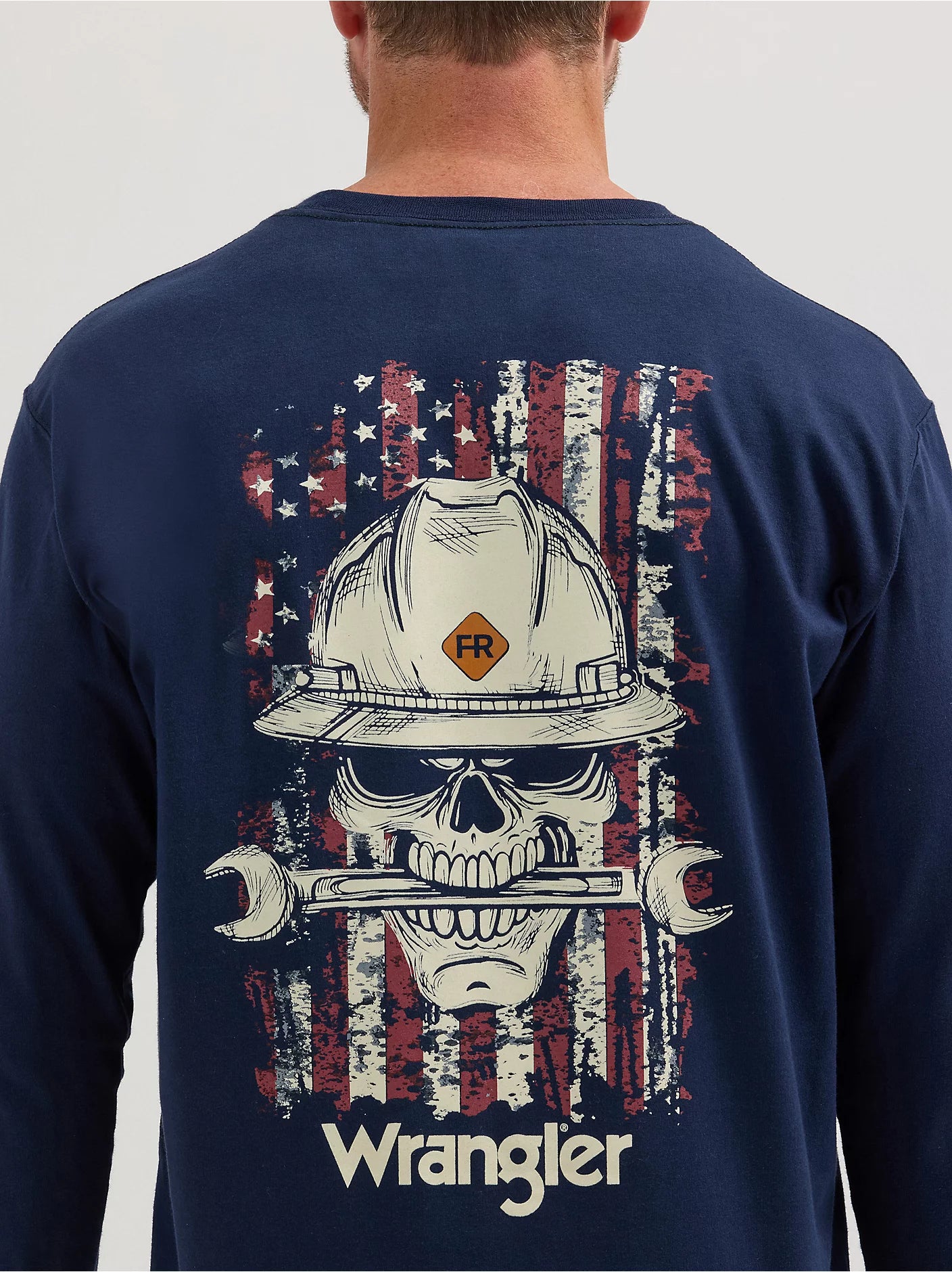 WRANGLER FR - FLAME RESISTANT LONG-SLEEVE BACK GRAPHICT-SHIRT - 112350147
