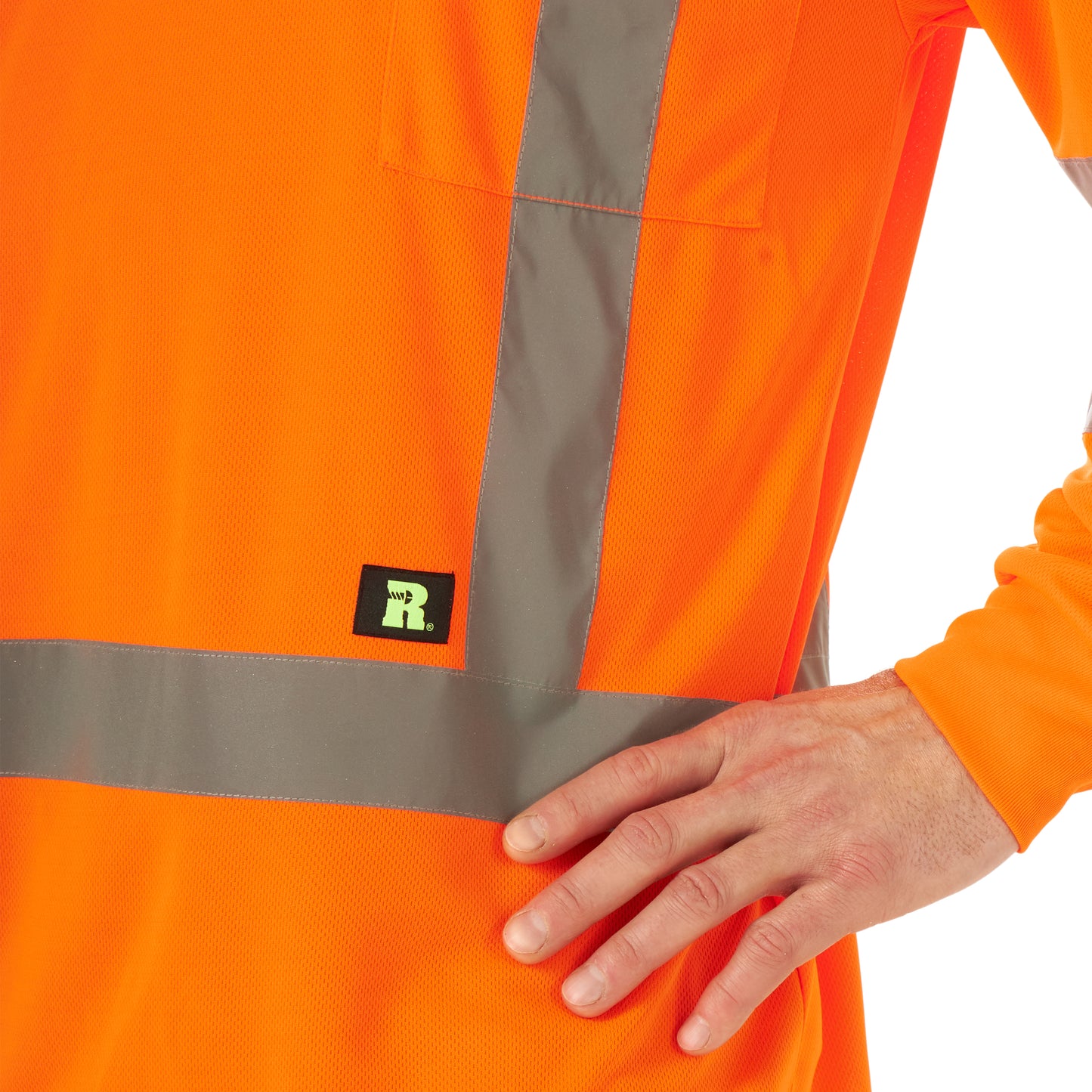 WRANGLER - WRANGLER RIGGS WORKWEAR HIGH VISIBILITY LONG SLEEVE T-SHIRT - 3W722SO