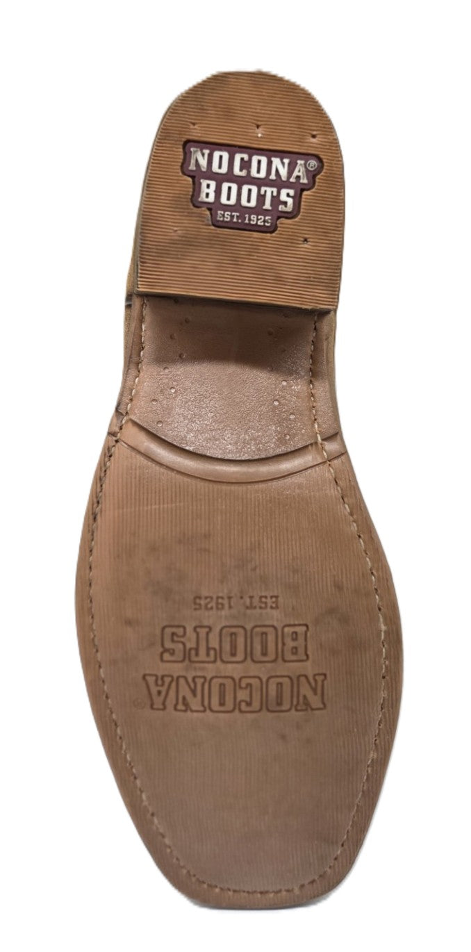NOCONA - MEN'S CUTTER TOE SUEDED WESTERN BOOT