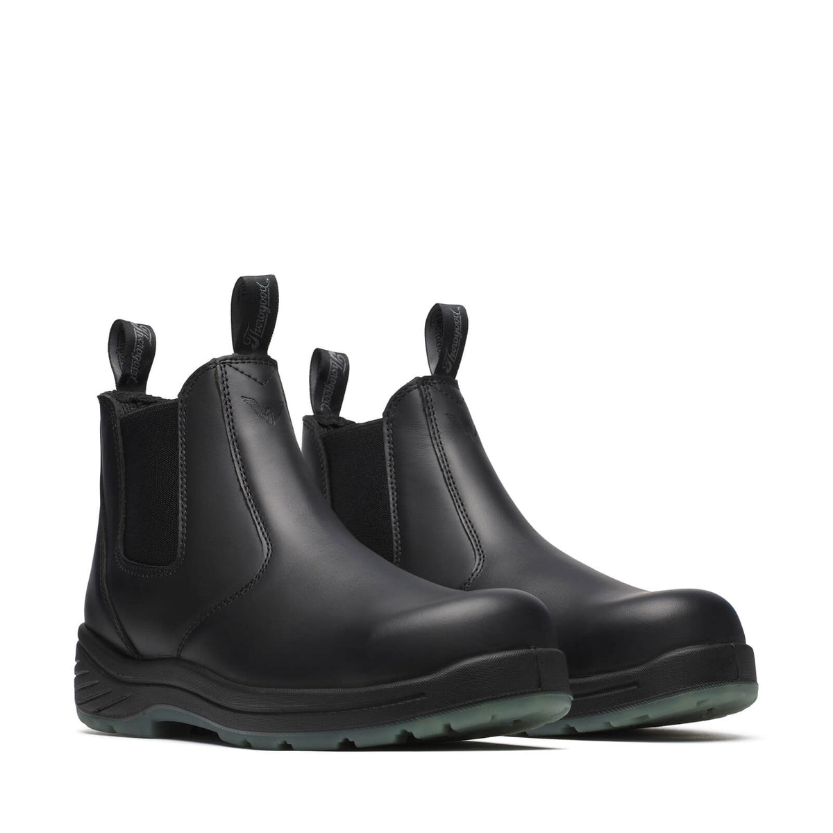 THOROGOOD - 6" BLACK QUICK RELEASE STATION BOOT WITH TRANSLUCENT BOTTOM (COMPOSITE TOE)