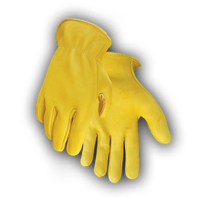GOLDEN STAG - SEAMLESS PALM DEERSKIN LEATHER GLOVES - 402
