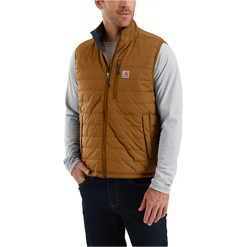 CARHARTT - RAIN DEFENDER RELAXED FIT LIGHTWEIGHT INSULATED VEST - 102286-BRN