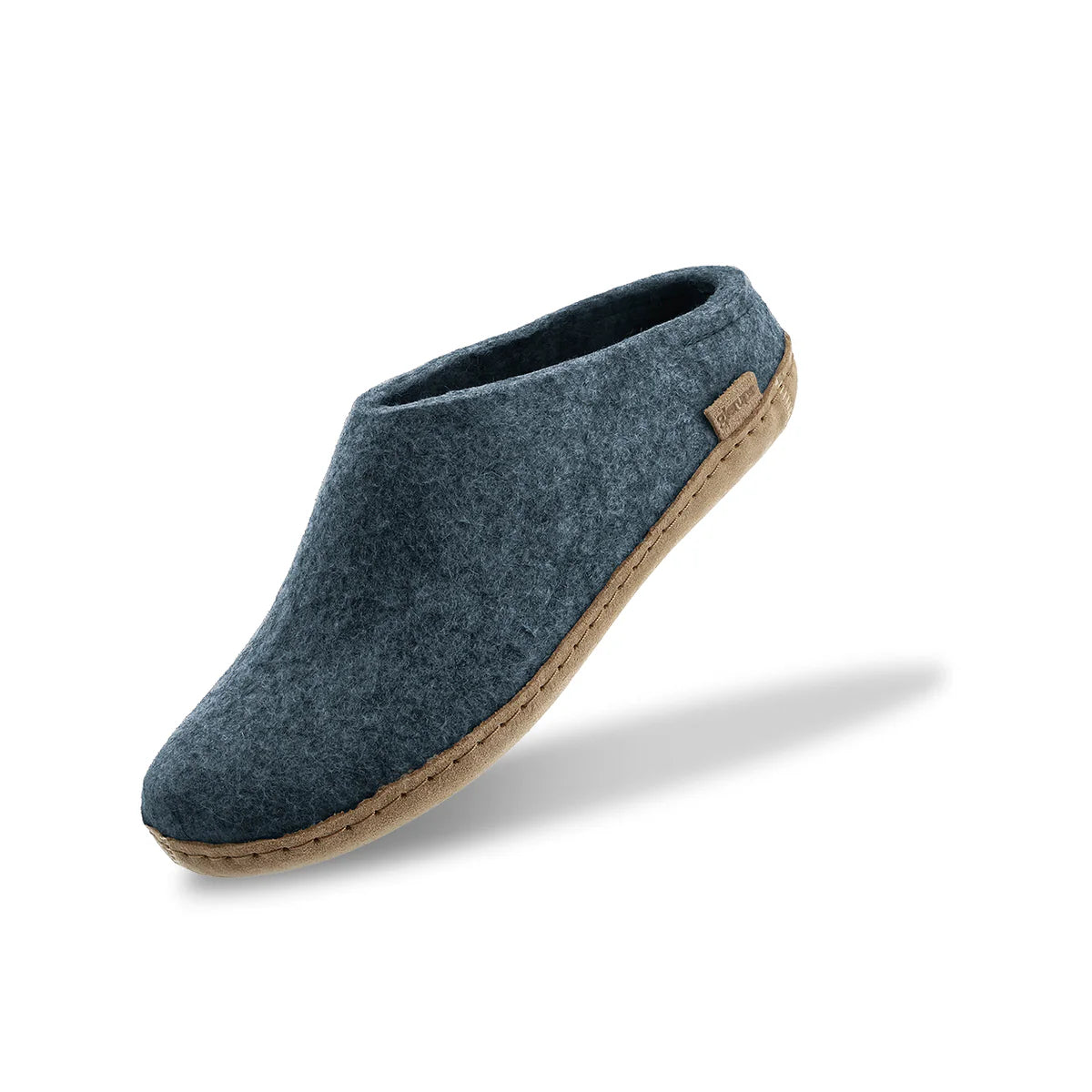 GLERUPS - SLIP-ON WITH LEATHER SOLE - DENIM