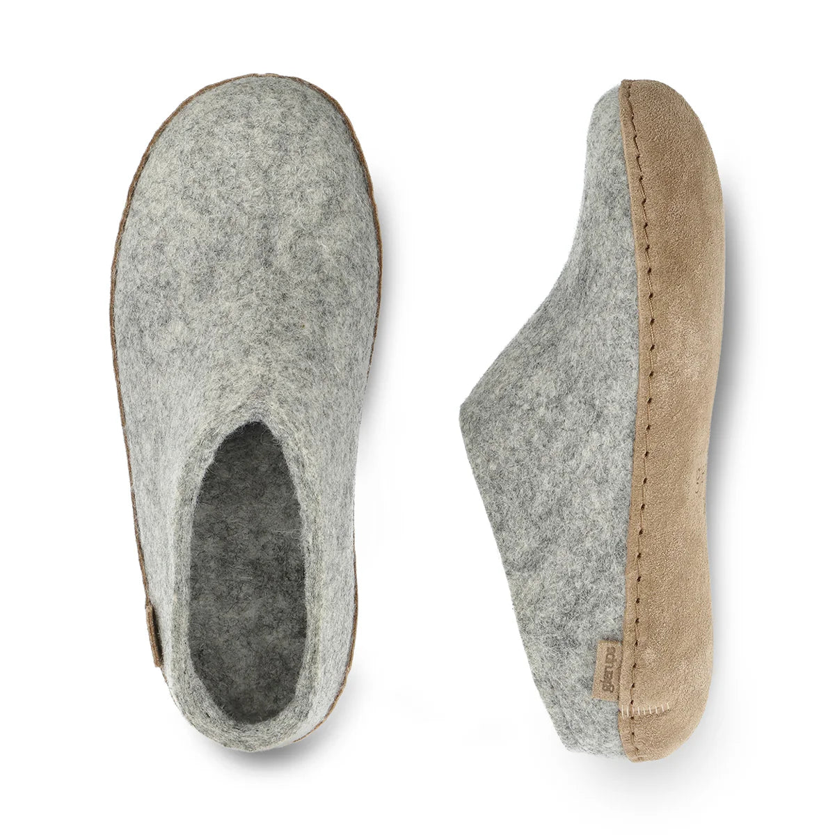 GLERUPS - SLIP-ON WITH LEATHER SOLE - B01-00