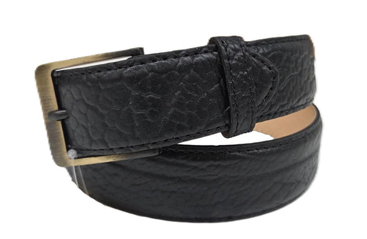 HONDO - BLACK LEATHER BULLHIDE BELT - B1000