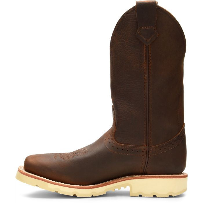 DOUBLE H - 12" MENS DOMESTIC WIDE SQUARE TOE ROPER - WOOTEN - DH4648