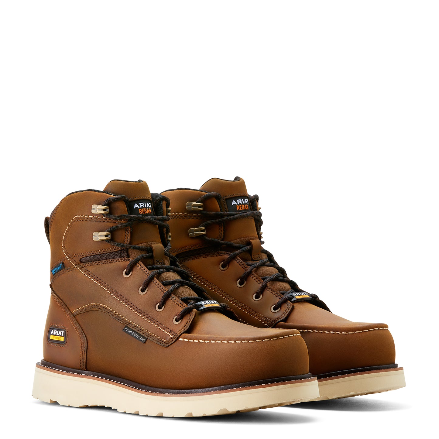 ARIAT - 6" REBAR WEDGE WORK BOOT - WATERPROOF (COMPOSITE TOE) - 10053615