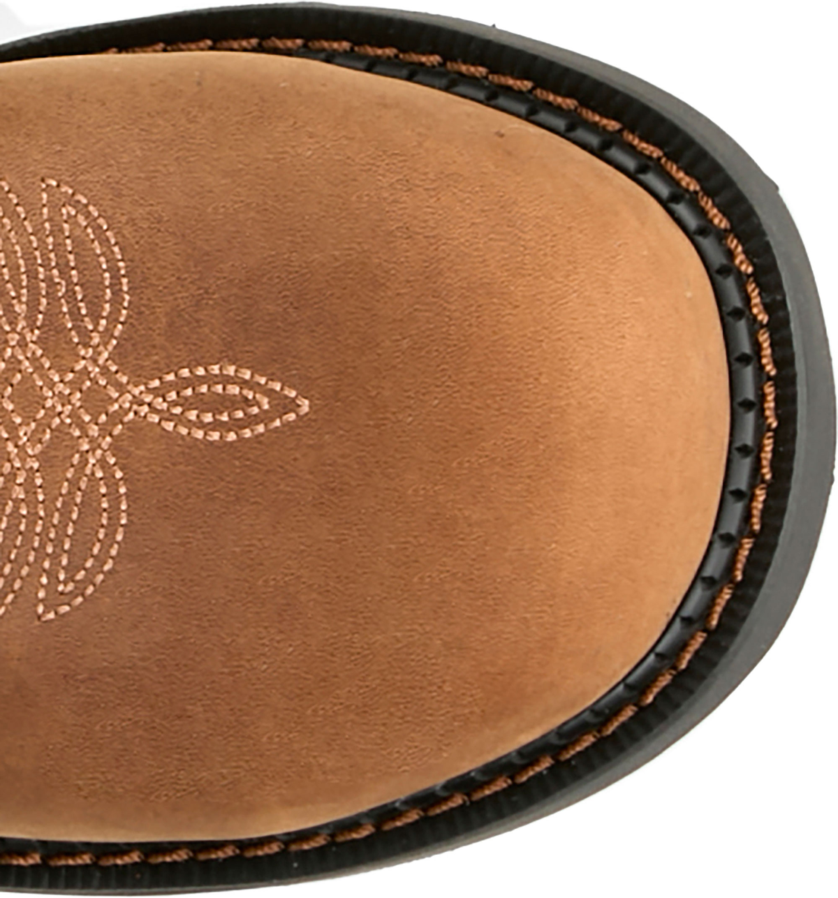 JUSTIN - 8" WOMEN'S DARBY WORK BOOT - WATERPROOF (NANO COMPOSITE) - COGNAC