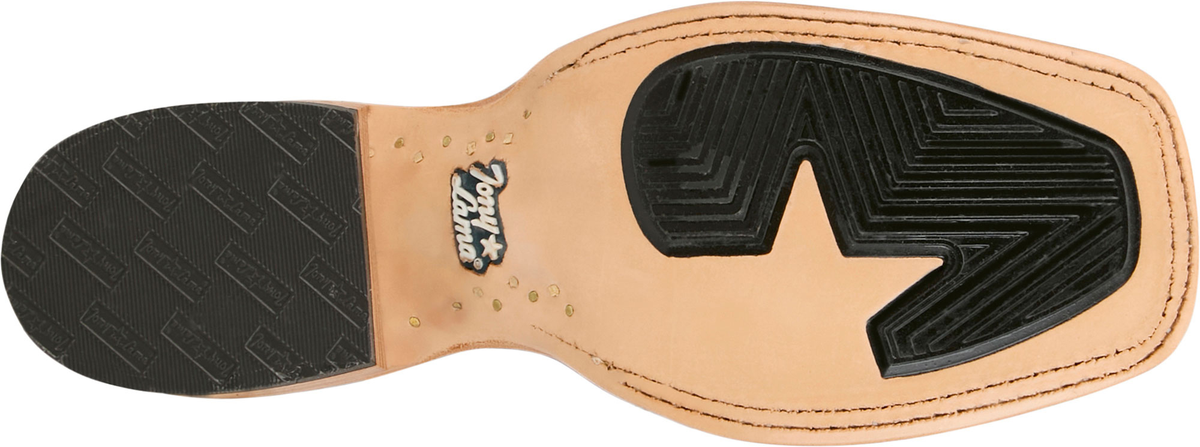TONY LAMA - 11" JUAN FULL QUILL OSTRICH - BLACK