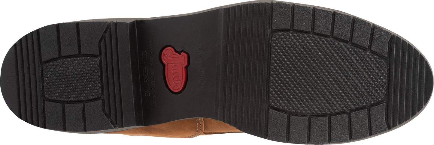 JUSTIN - 8" CONDUCTOR BROWN (STEEL TOE) - 764
