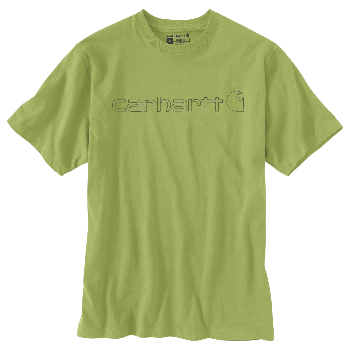 CARHARTT - LOOSE FIT HEAVYWEIGHT SHORT-SLEEVE LOGO GRAPHIC T-SHIRT - K195