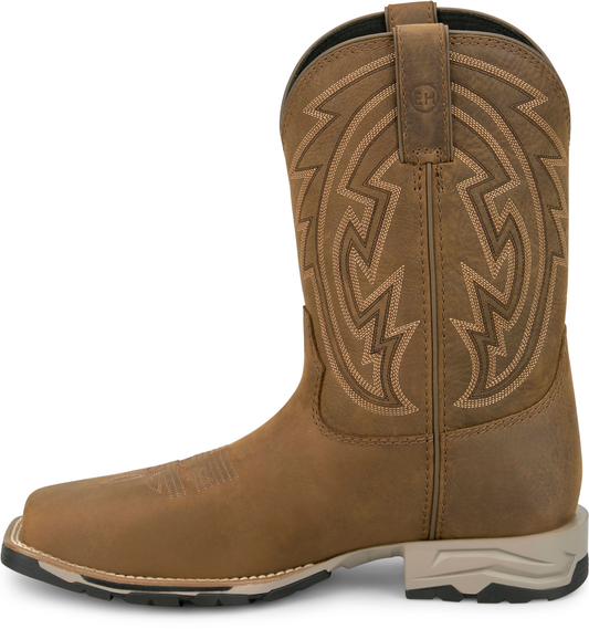 JUSTIN - 11" LYTLE WORK BOOT - WATERPROOF (STEEL TOE)