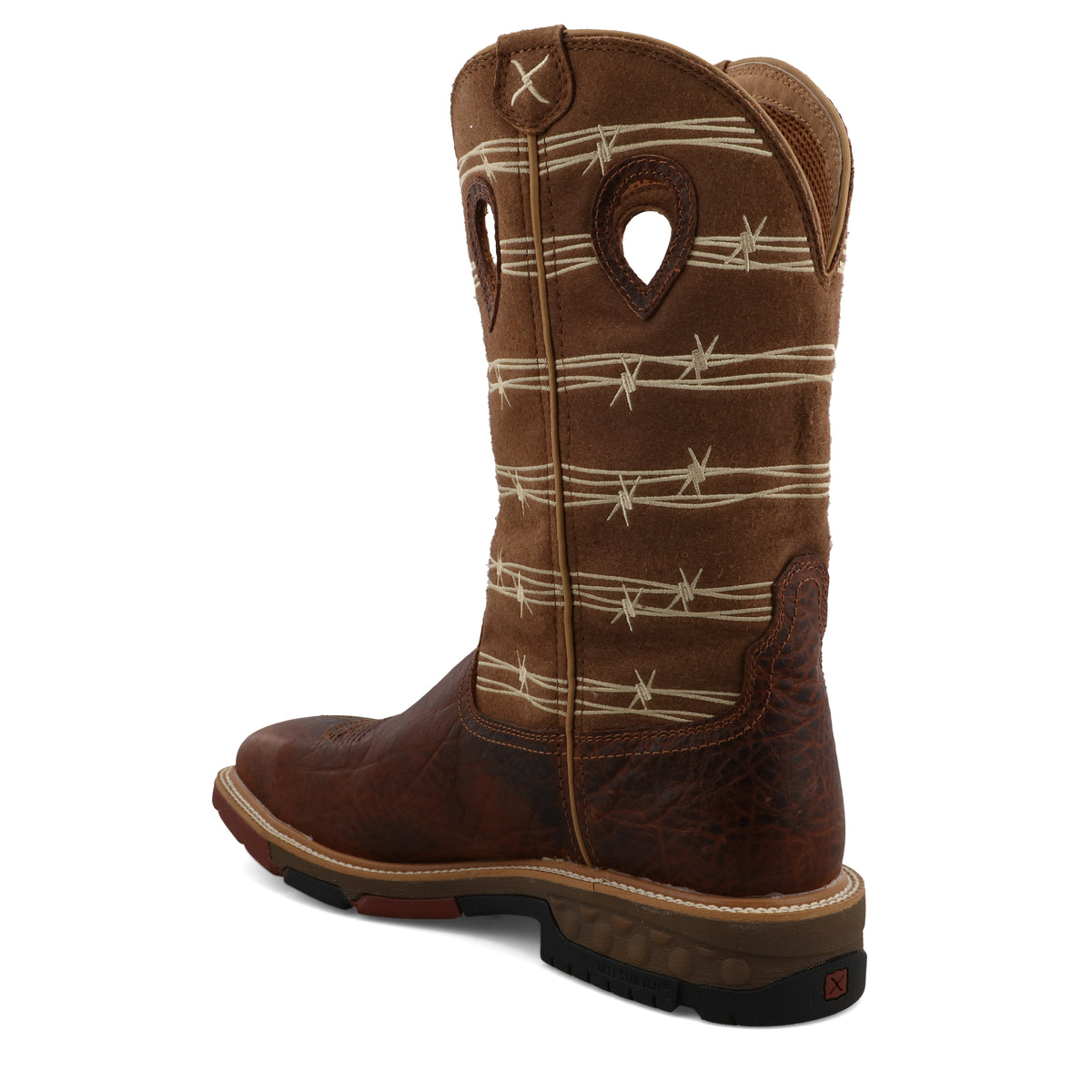 TWISTED X - 12" WESTERN WORK BOOT (SAFETY TOE)