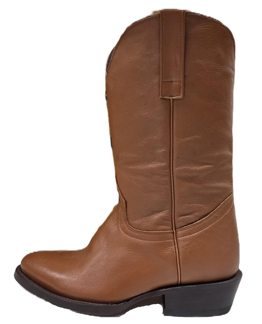 J.W. BOOT CO - "THE DIVA" DEERSKIN SIDE ZIP