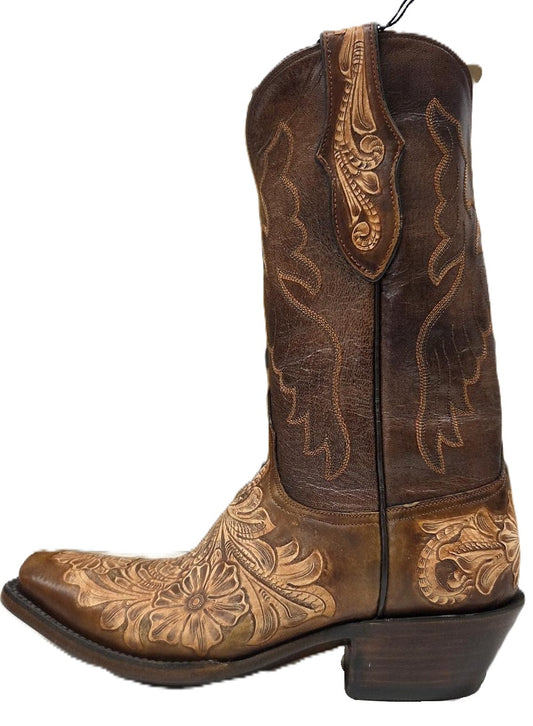 BLACK JACK - WOMEN'S HAND TOOLED FLOWER GARDEN - 209-V4
