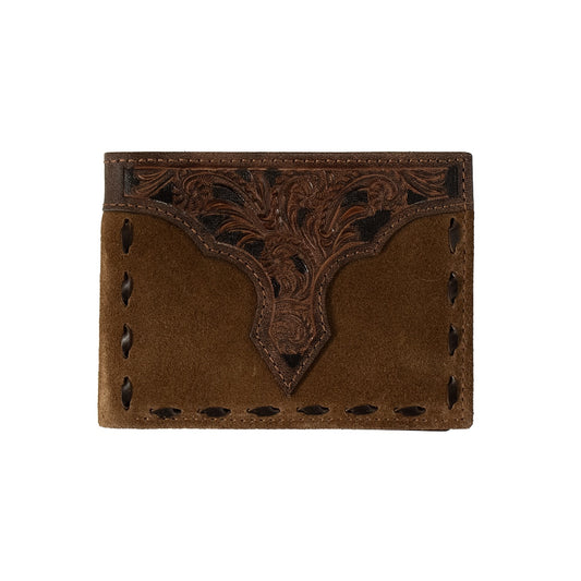 M&F - NOCONA TOOLED LEATHER REMOVEABLE PASSCASE WALLET