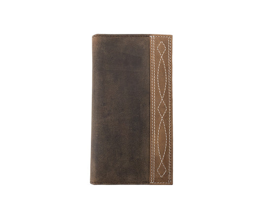 M&F - NOCONA TOP GRAIN TWO-TONE RODEO WALLET