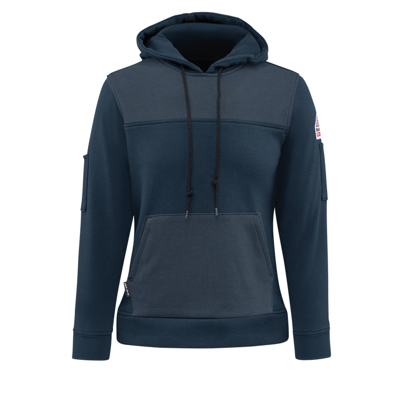 BULWARK FR - WOMEN'S FR FLEECE HOODIE - AMERICAN MADE - SMM5NV2