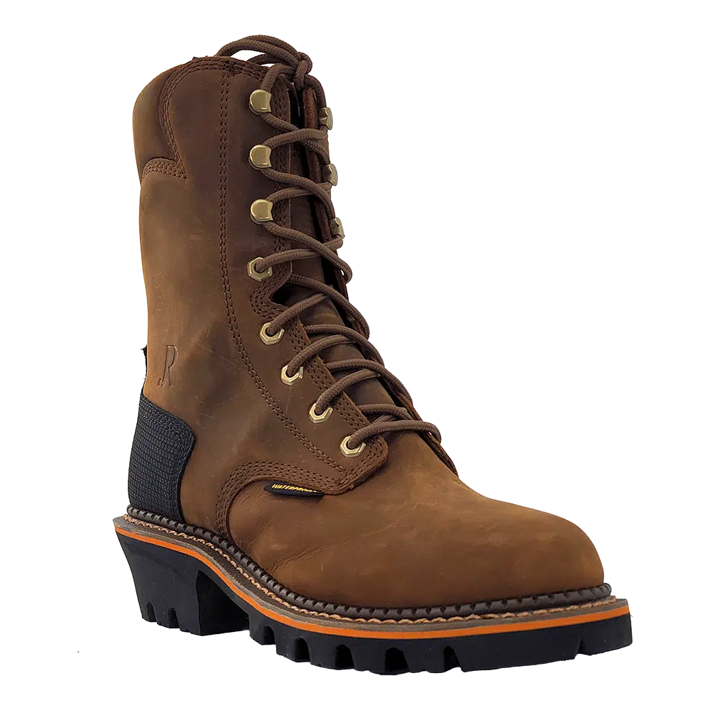 R. WATSON - 8" PEANUT COWHIDE / PEANUT COWHIDE LACE UP - WATERPROOF (COMPOSITE TOE)