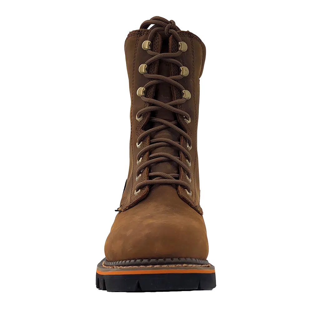 R. WATSON - 8" PEANUT COWHIDE / PEANUT COWHIDE LACE UP - WATERPROOF (COMPOSITE TOE)