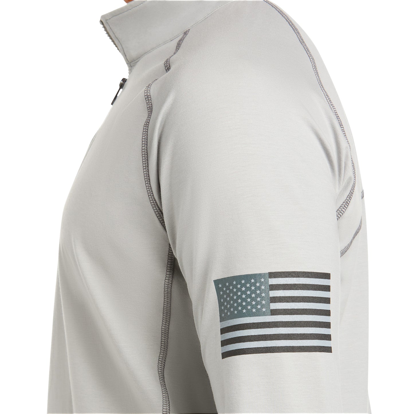 ARIAT FR - FR COMBAT STRETCH PATRIOT 1/4 ZIP WORK SHIRT - 10035420