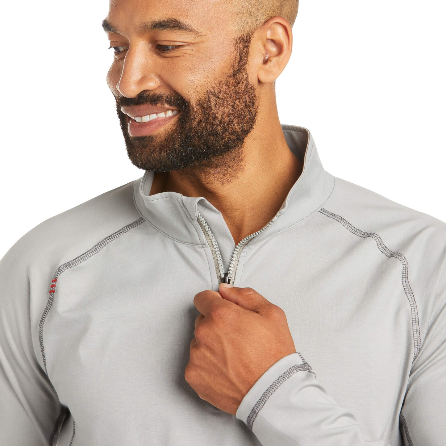 ARIAT FR - FR COMBAT STRETCH PATRIOT 1/4 ZIP WORK SHIRT - 10035420