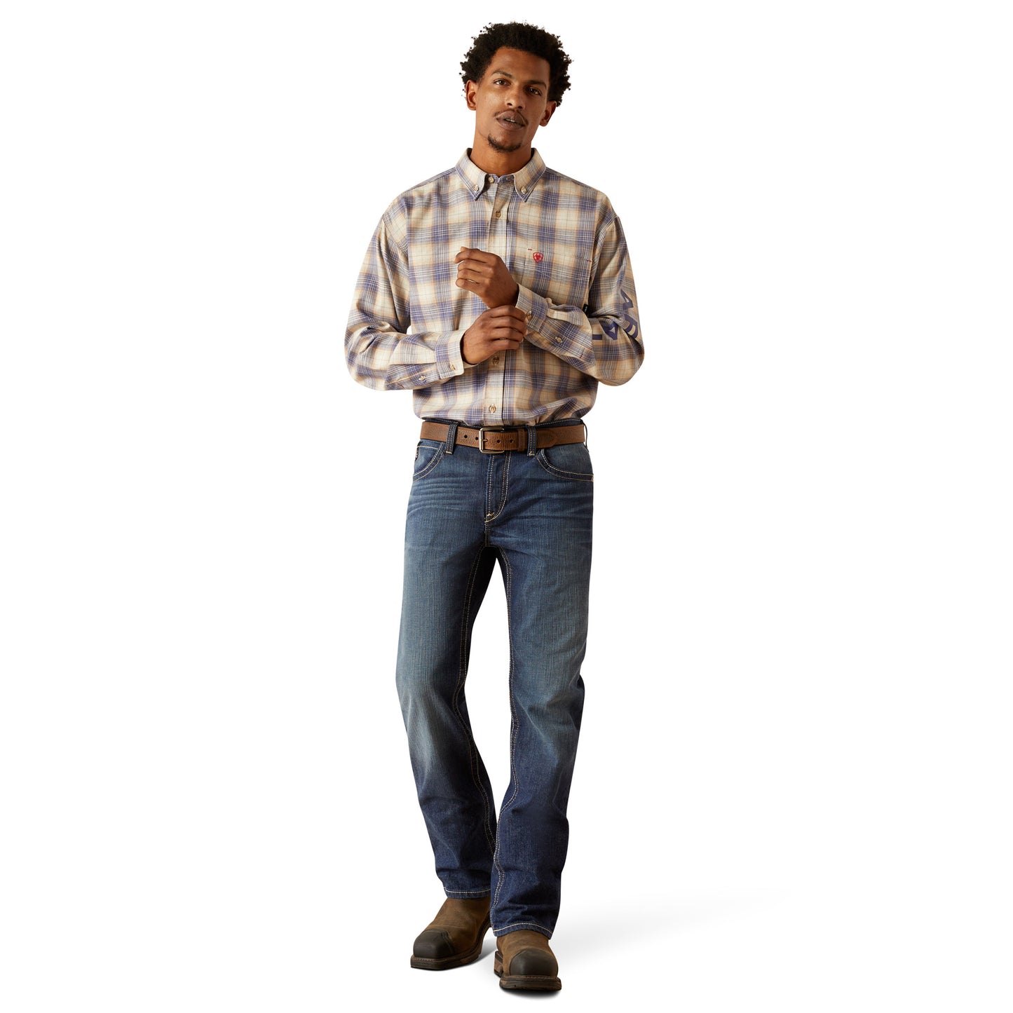 ARIAT FR - FR CRENSHAW LOGO WORK SHIRT - 10054460