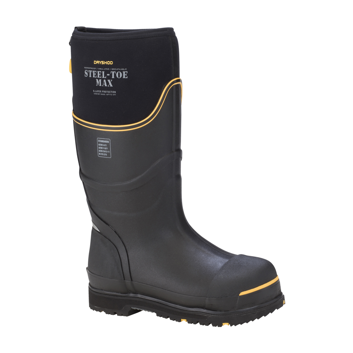 DRYSHOD - STEEL TOE MAX - WATERPROOF - STM-UH-BK