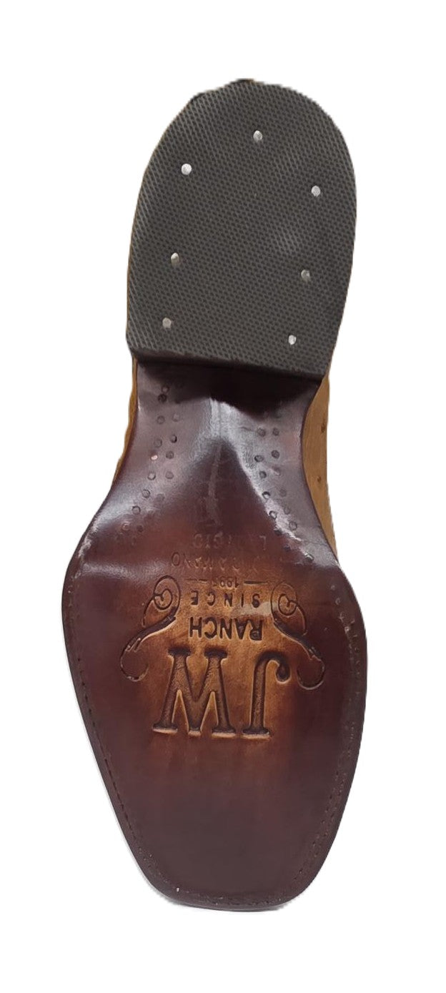 J.W. BOOT CO. - OSTRICH BELLY