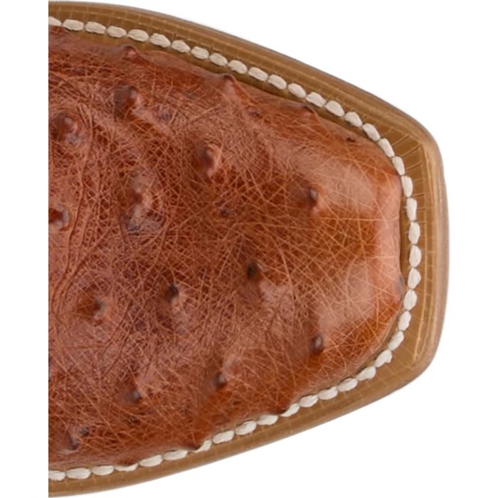TONY LAMA - 13" AMBER OSTRICH - COGNAC