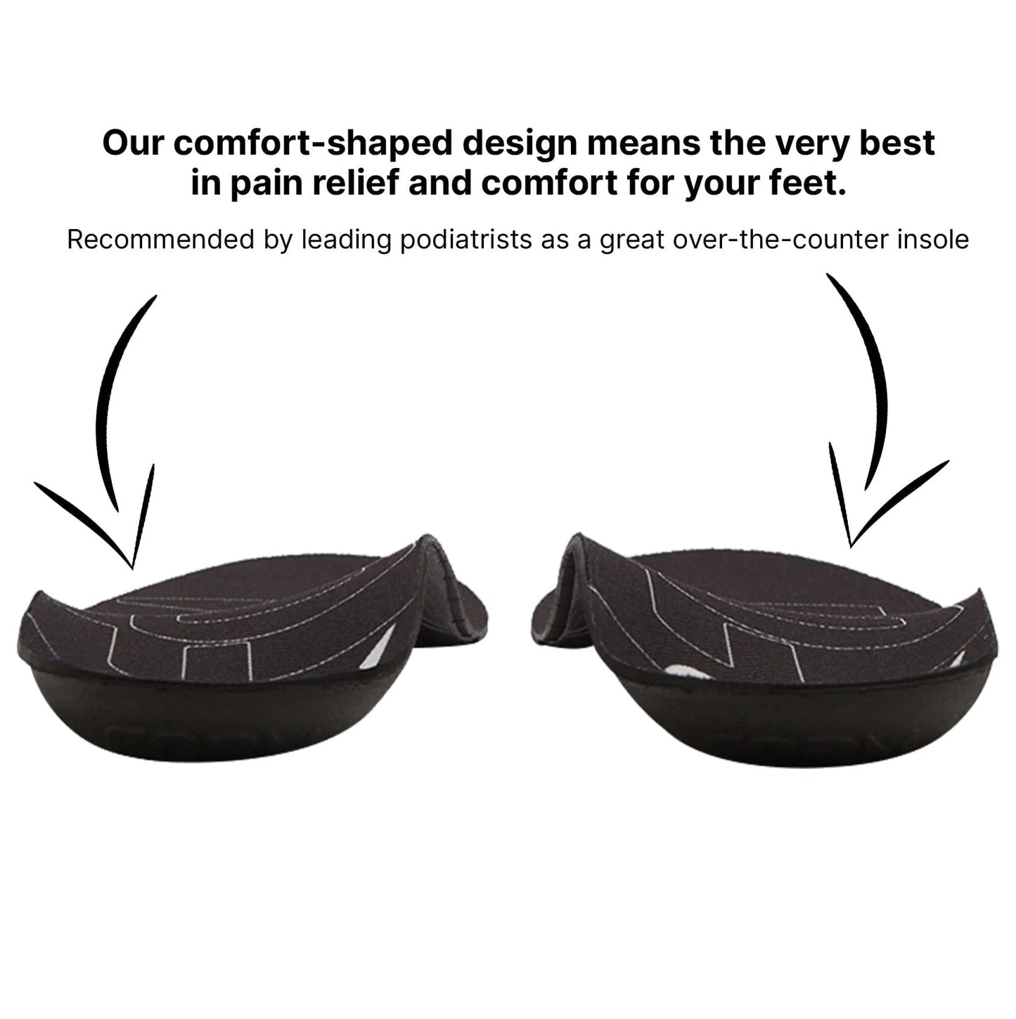 FORM INSOLES - MAXIMUM SUPPORT - THIN FIT
