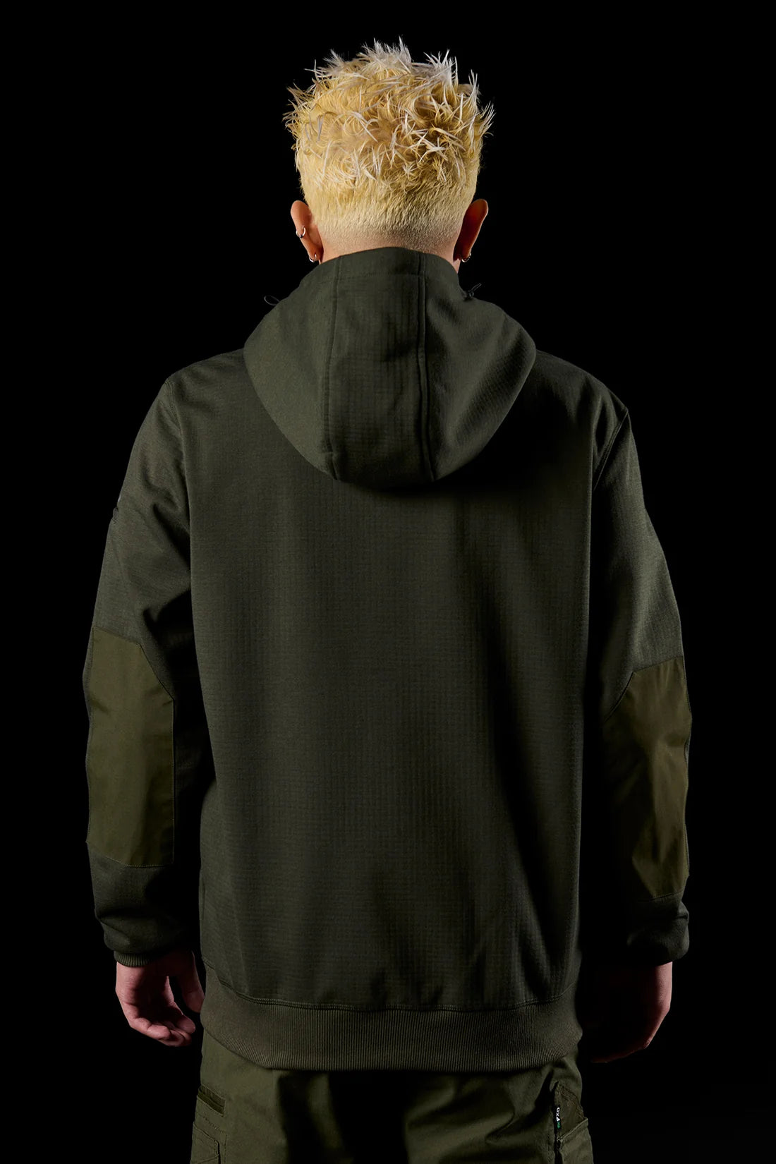 FXD - BONDED 3-LAYER MEMBRANE FLEECE ZIP HOODIE - GREEN