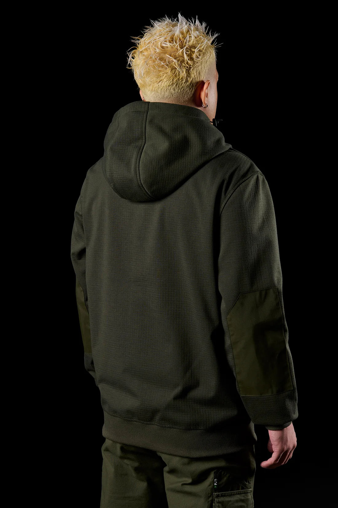 FXD - BONDED 3-LAYER MEMBRANE FLEECE ZIP HOODIE - GREEN