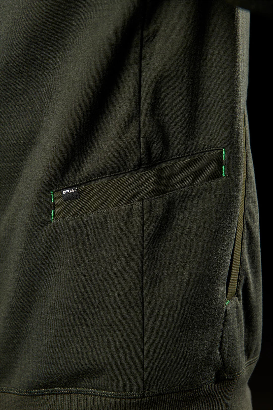 FXD - BONDED 3-LAYER MEMBRANE FLEECE ZIP HOODIE - GREEN