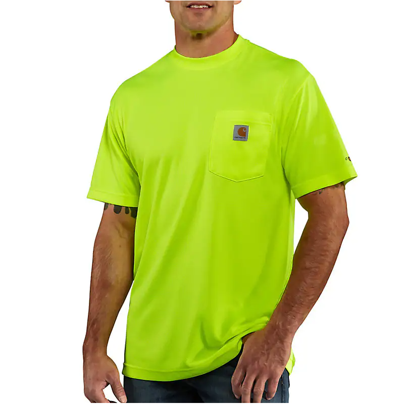 CARHARTT - FORCE RELAXED FIT LIGHTWEIGHT COLOR ENHANCED SHORT SLEEVE POCKET T-SHIRT - 100493